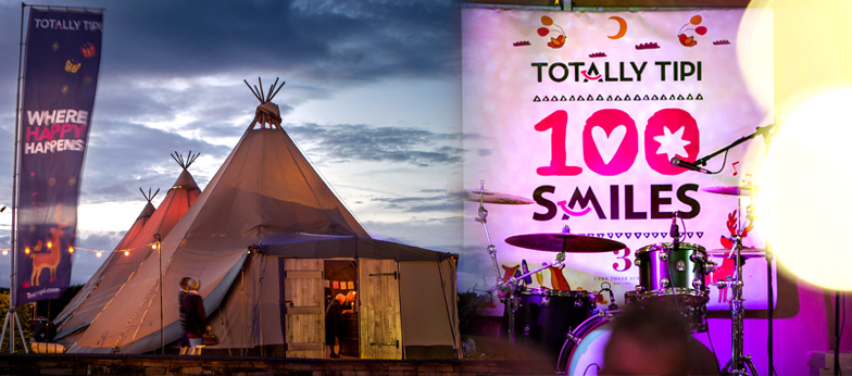 Totally Tipi 100 Smiles event photography