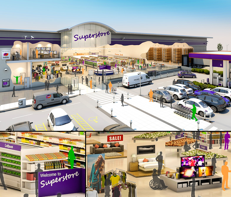 Cutaway-Supermarket-illustration